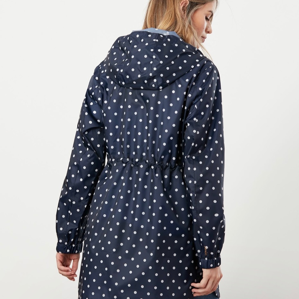 NWT Joules Golightly Packable Raincoat in Navy Spot ⚓️⛵️ - Picture 2 of 9